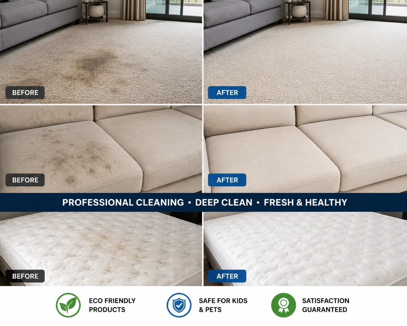 Eco-Friendly Carpet, Sofa & Mattress Cleaning Service - photo 2