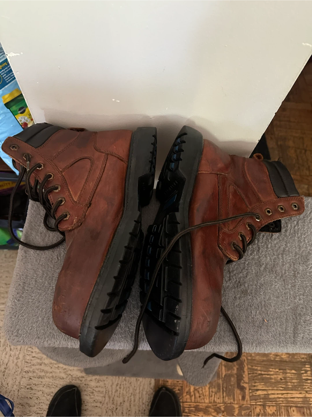 T.t works steel toe boots size 12 - photo 3