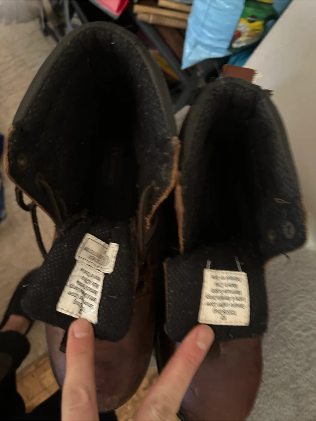 T.t works steel toe boots size 12 - photo 5