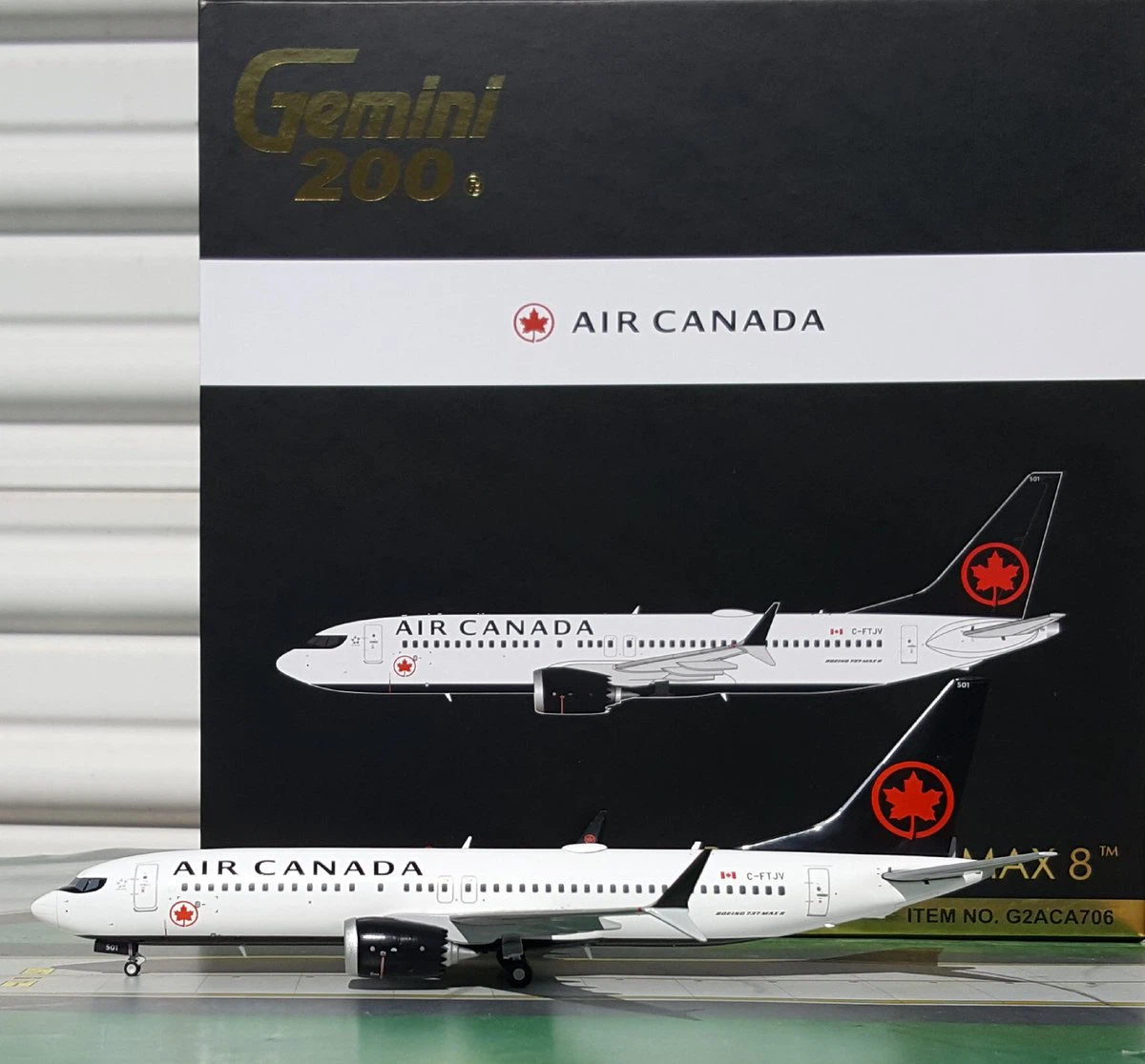 Gemini 200 Air Canada Boeing 737 MAX 8 Model Aircraft