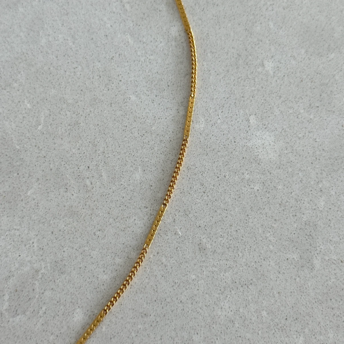 Brass Gold Chain Anklet - photo 2