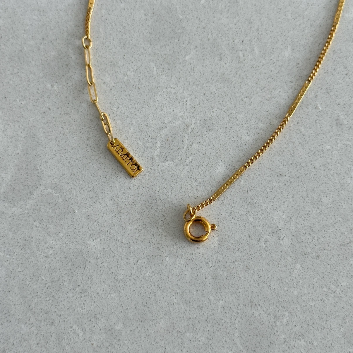 Brass Gold Chain Anklet - photo 3