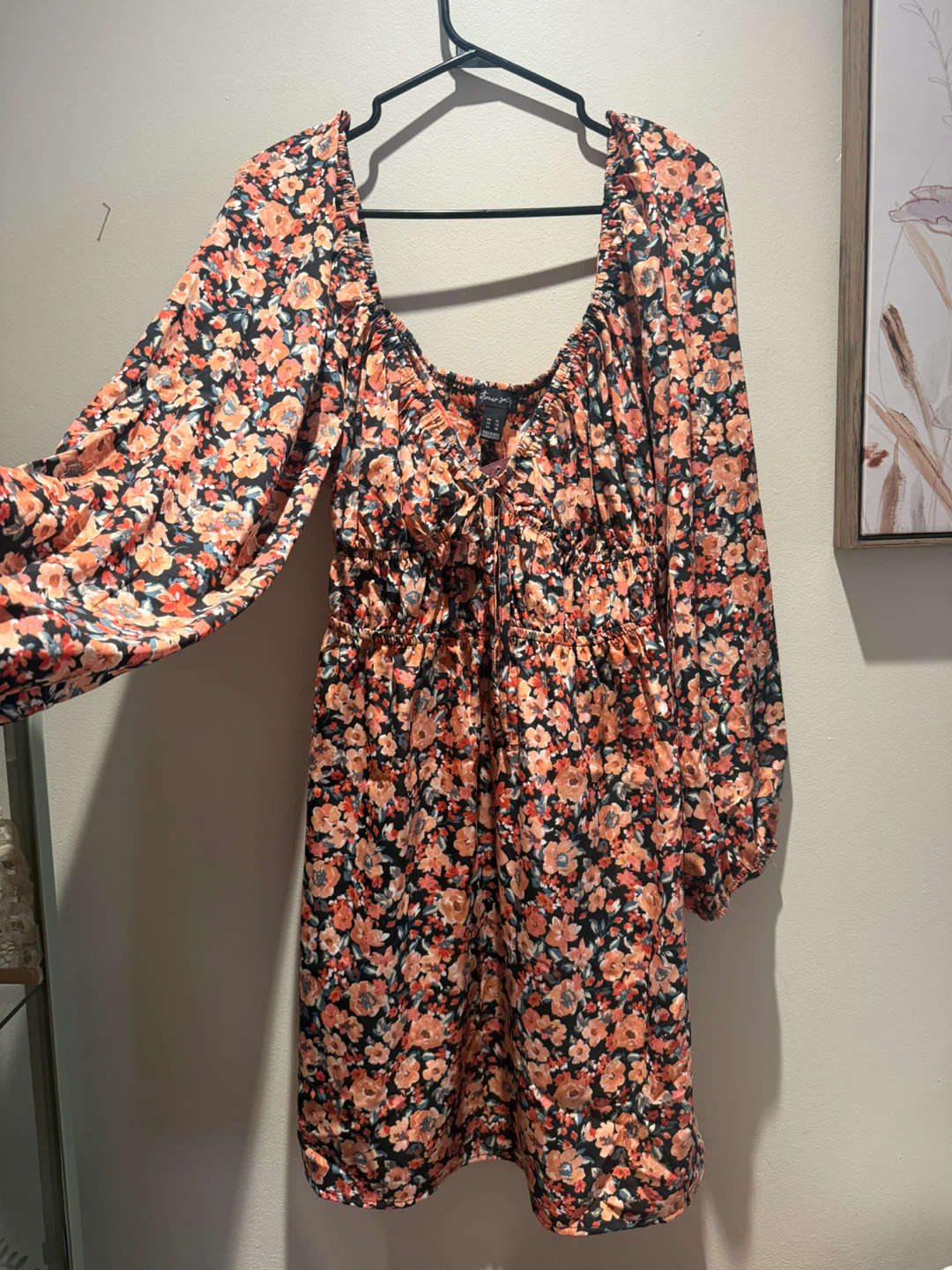 Midi, long sleeve dress