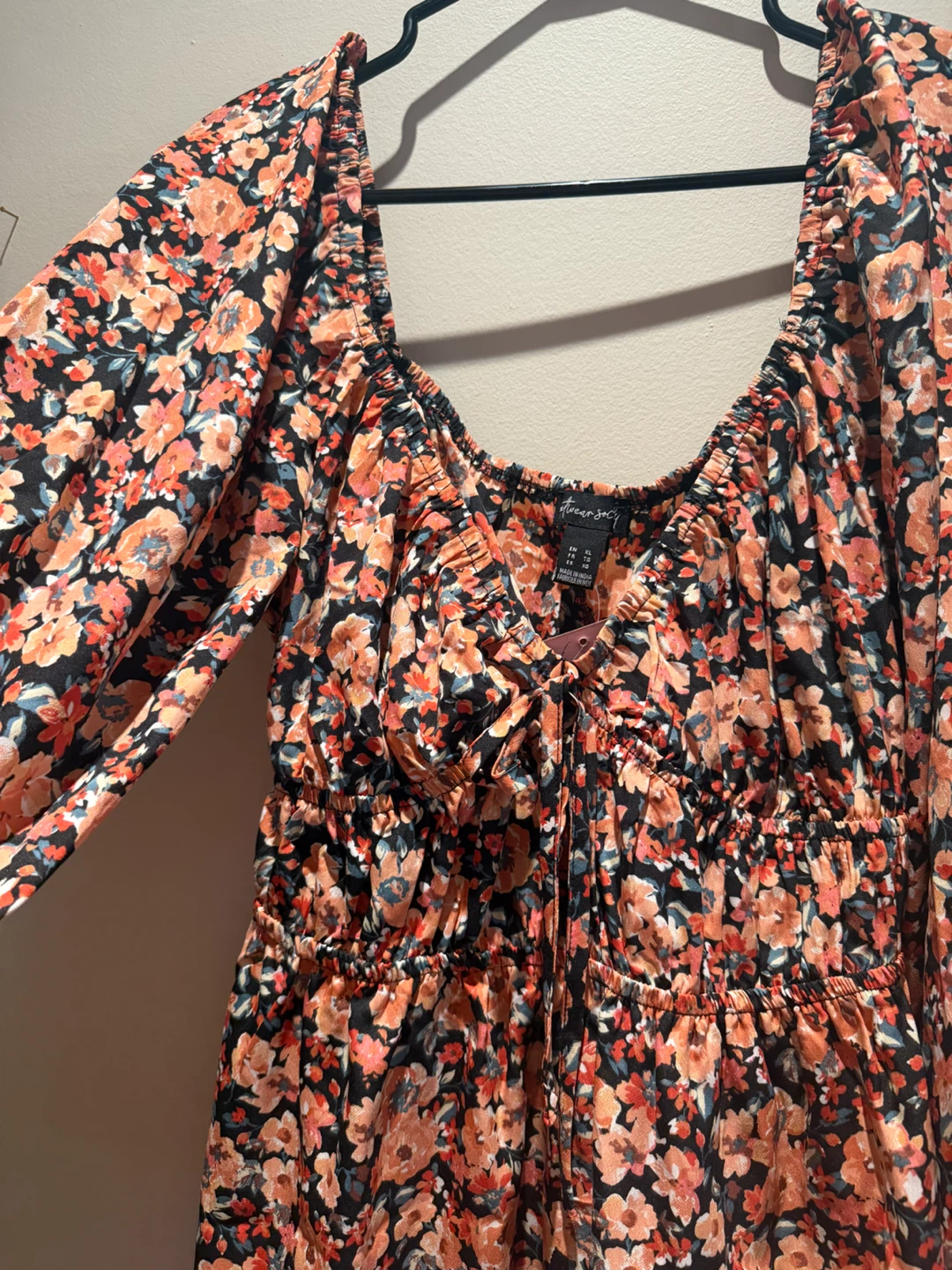 Midi, long sleeve dress - photo 3