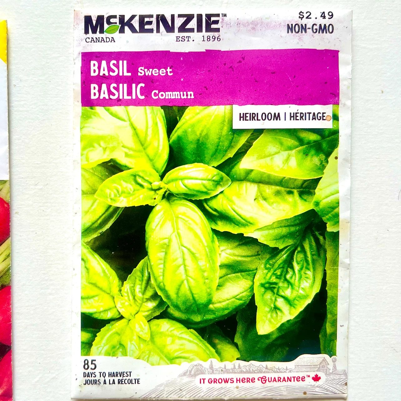 Mini vegetable garden seeds set of 6 - photo 2