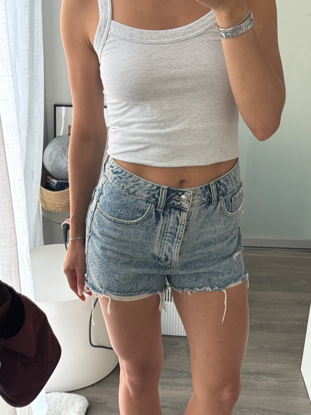 Denim Cutoff Shorts