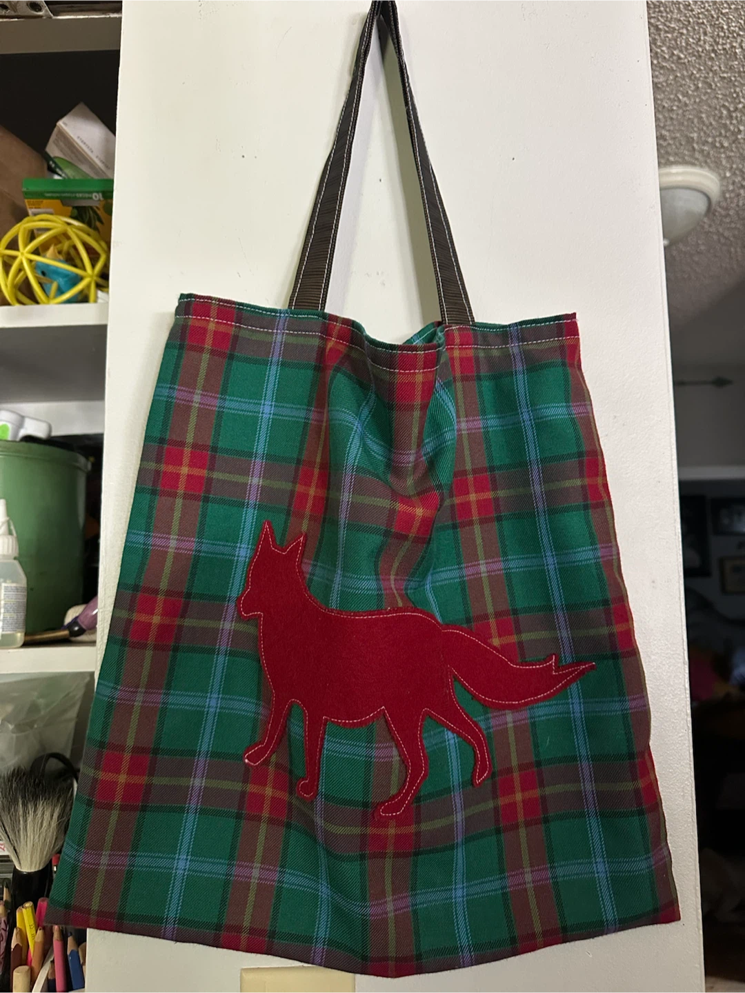 Hand made fox bag