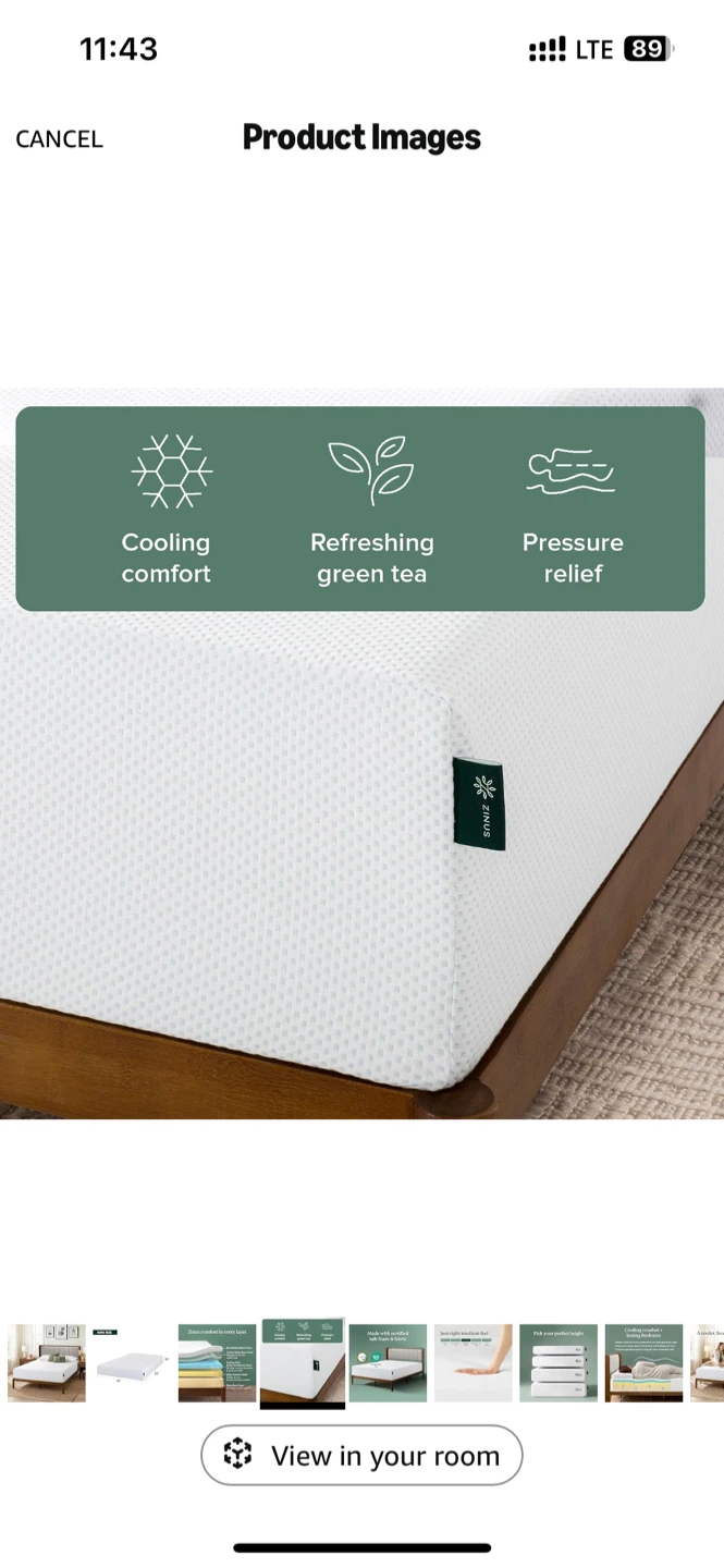 Zinus King Size Memory Foam Mattress - photo 3