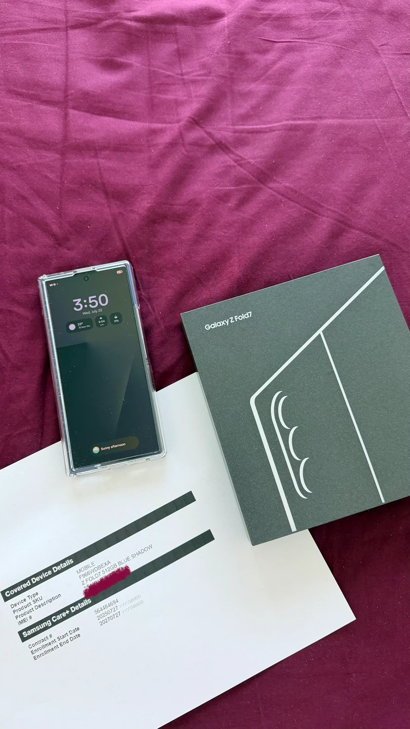 Samsung Galaxy Z Fold 7 512GB Blue Shadow