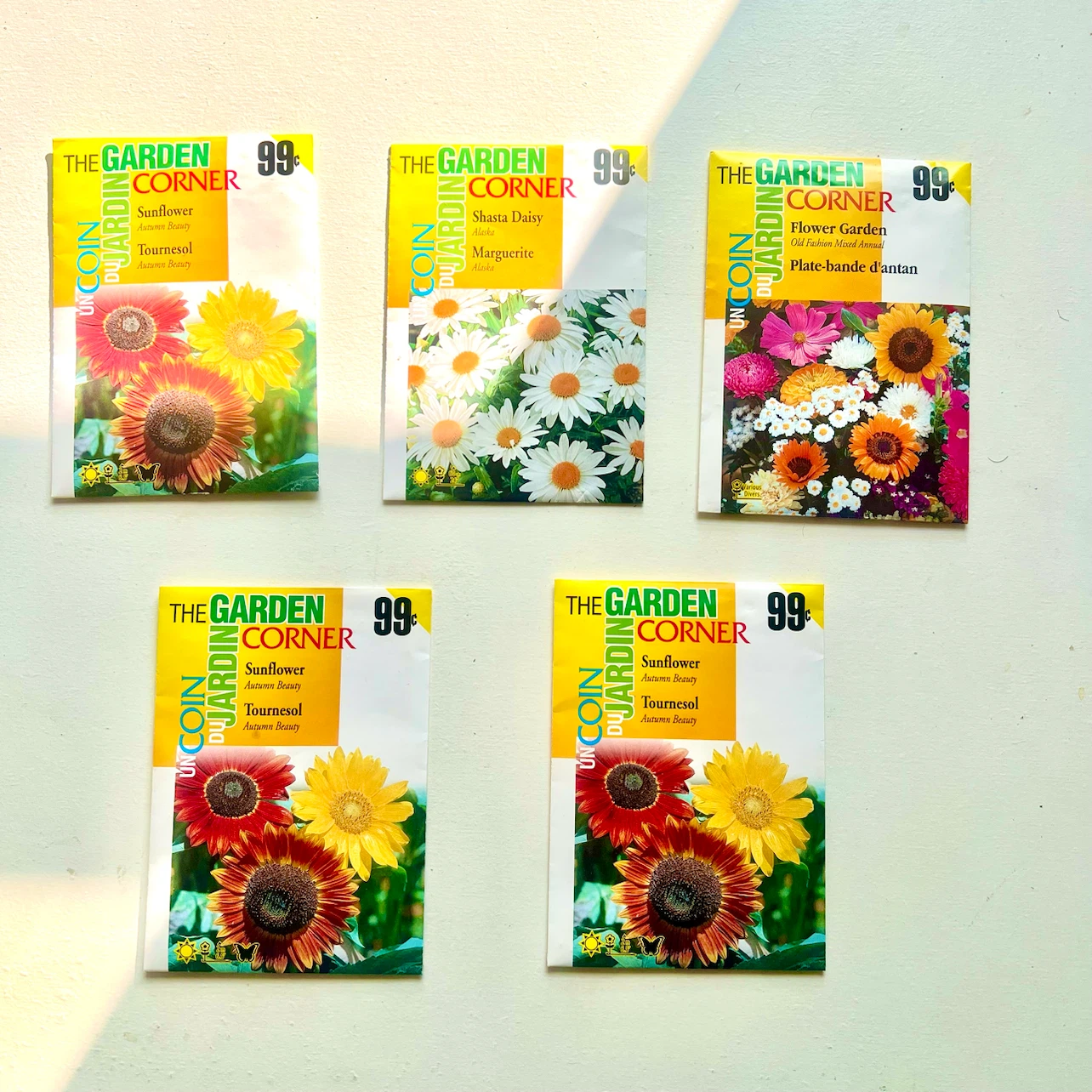 The Garden Corner Flower & Sunflower Seed Packets (5 total) - photo 2