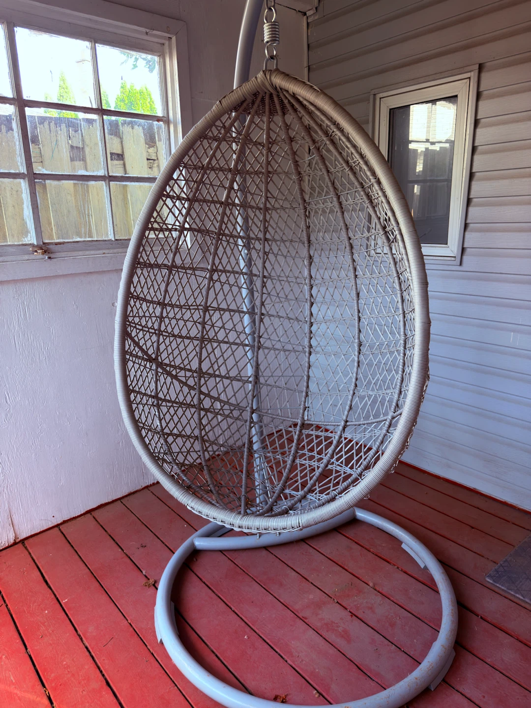Hanging Egg Chair with Stand - photo 2