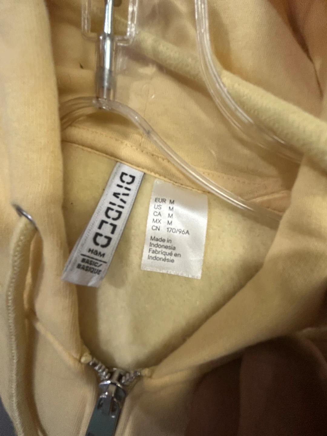 Divided by H&M Yellow Zip-Up Hoodie - photo 5