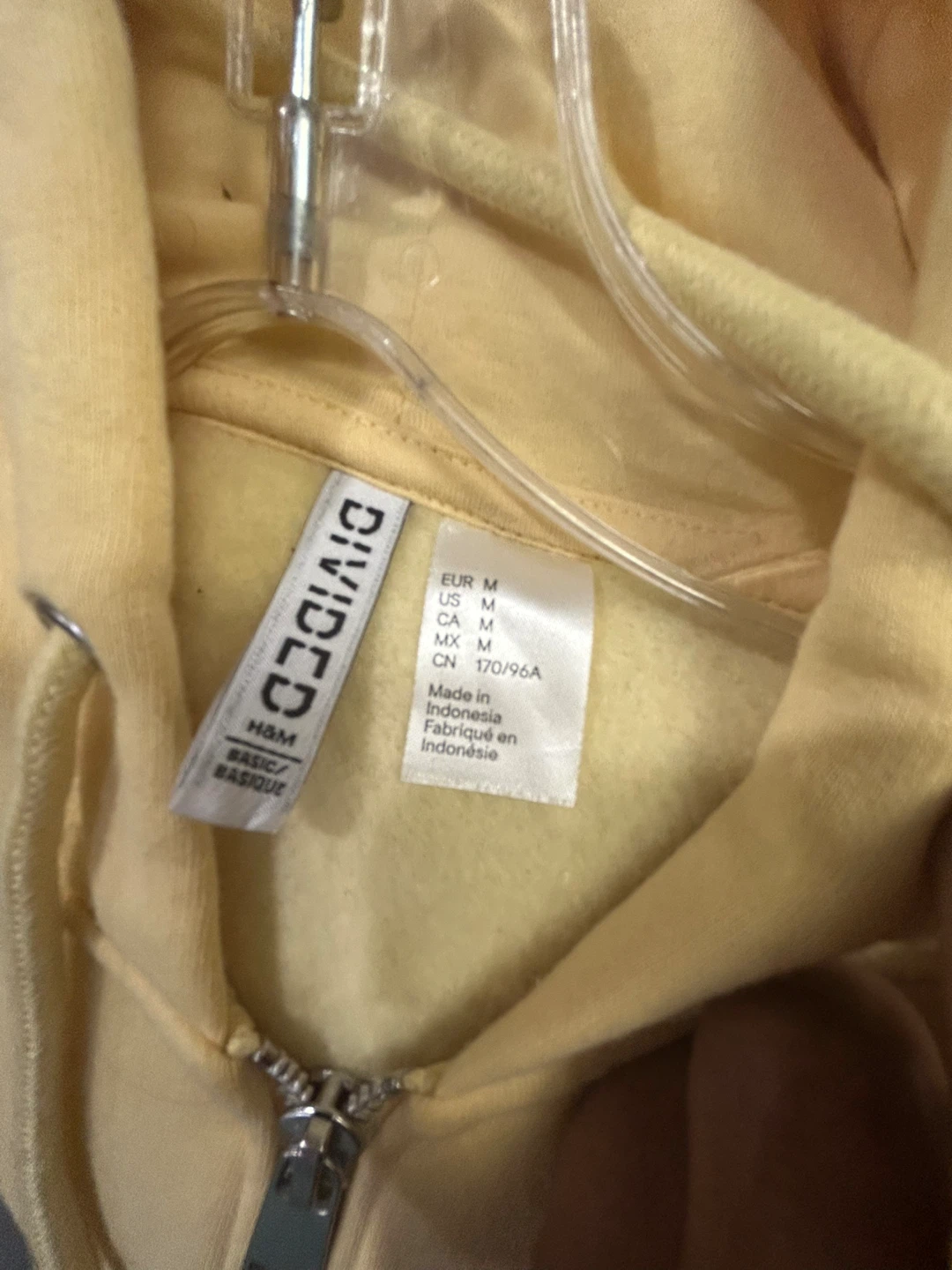 Divided by H&M Yellow Zip-Up Hoodie - photo 3