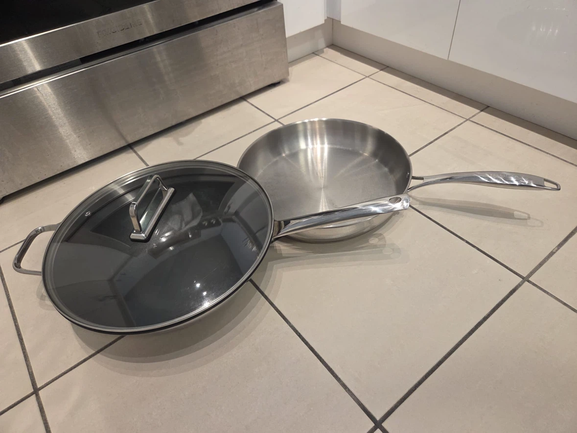 Kuhn Rikon Stainless Steel+  Sauté Pan with Lid