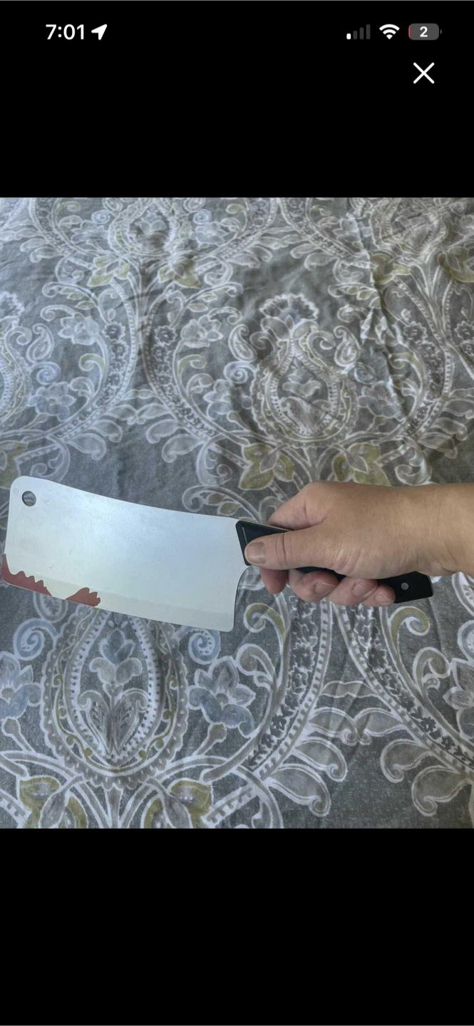 Plastic knife prop/costume accessory + tattoos - photo 3