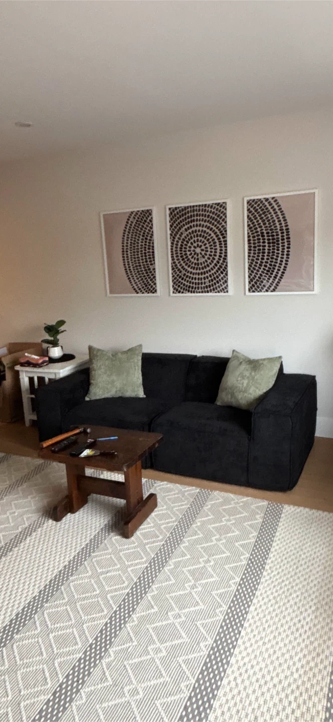 Black Modern Sofa - photo 3