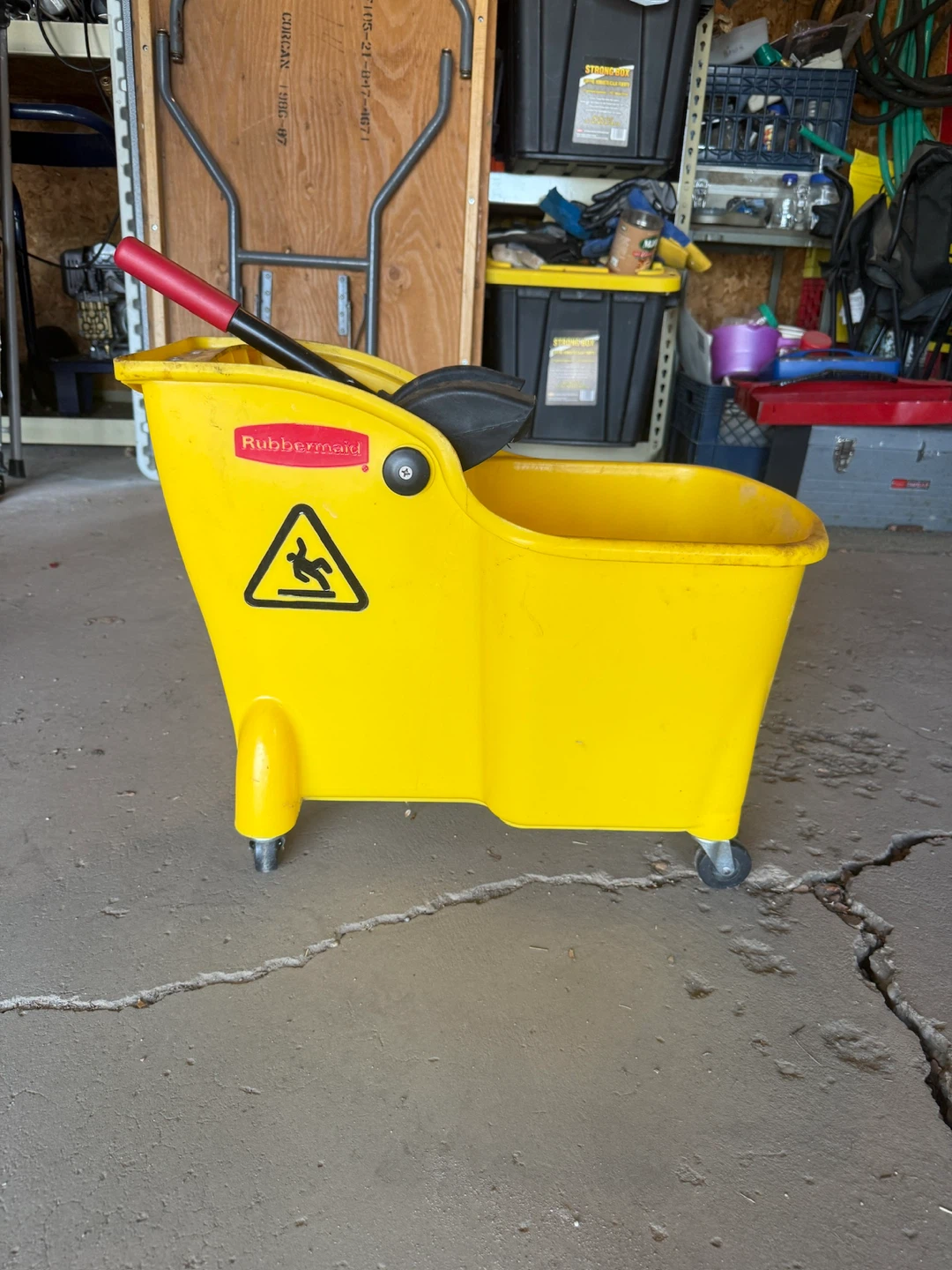 Rubbermaid Yellow Mop Bucket