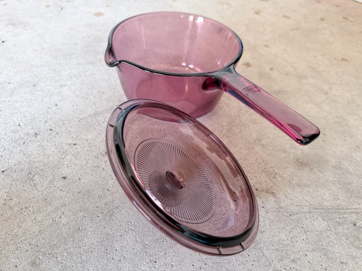 Vintage CorningWare Rose Pink Saucepan with Lid - photo 4