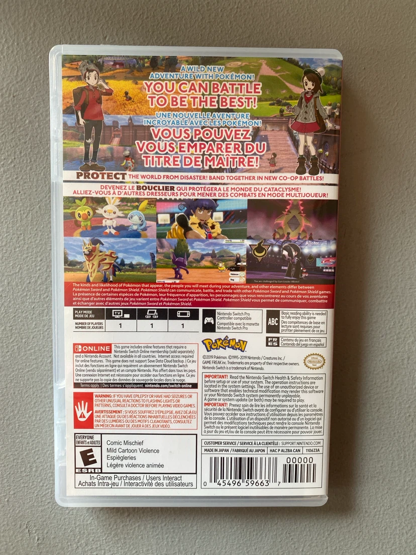 Nintendo Switch Pokemon Shield Game - photo 2