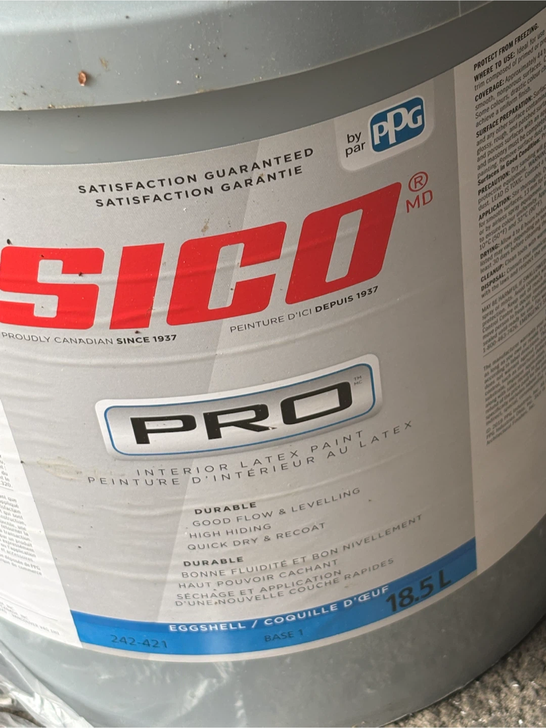 SICO PRO Interior Latex Paint Eggshell 18.5L - photo 4