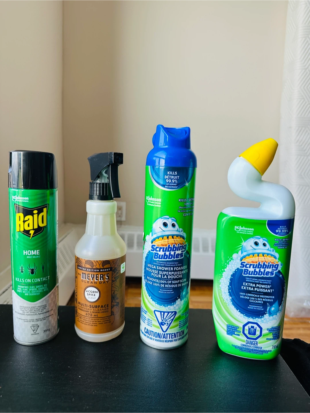 4-Piece Household Cleaning Supply Bundle - Urgent Selling