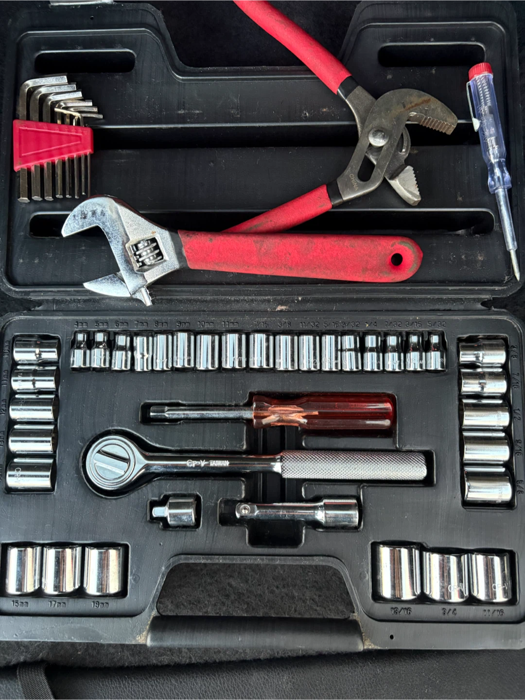 Socket Wrench and Tool Set with Case - photo 2