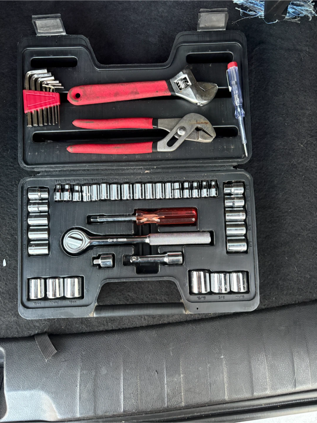 Socket Wrench and Tool Set with Case - photo 3