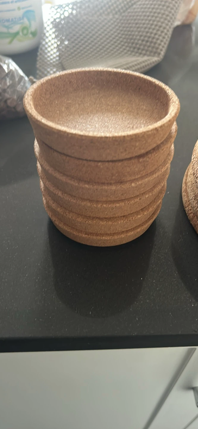 6 coasters and 6 trivets/hot pass