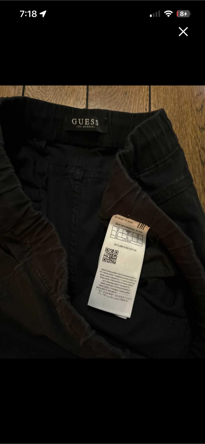 Guess black cargo pants - men’s medium - photo 3
