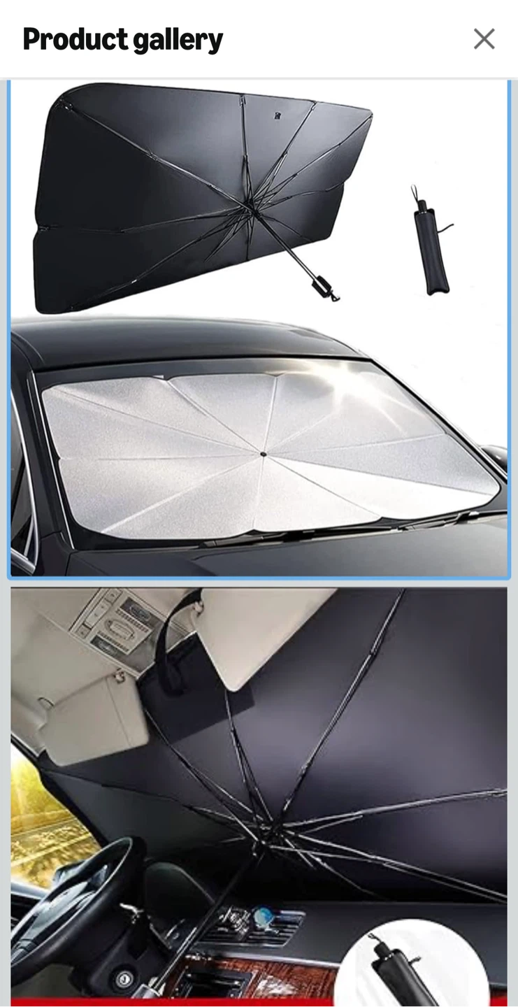Car Windshield Sun Shade Umbrella