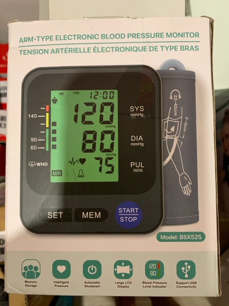 Electronic Arm Blood Pressure Monitor