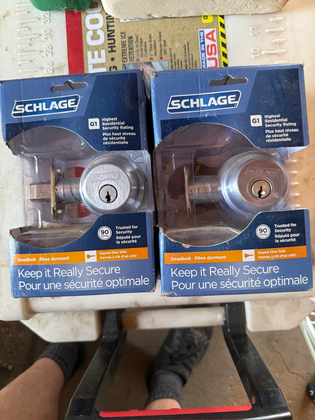 Schlage G1 Residential Deadbolt Lock (2 Pack)