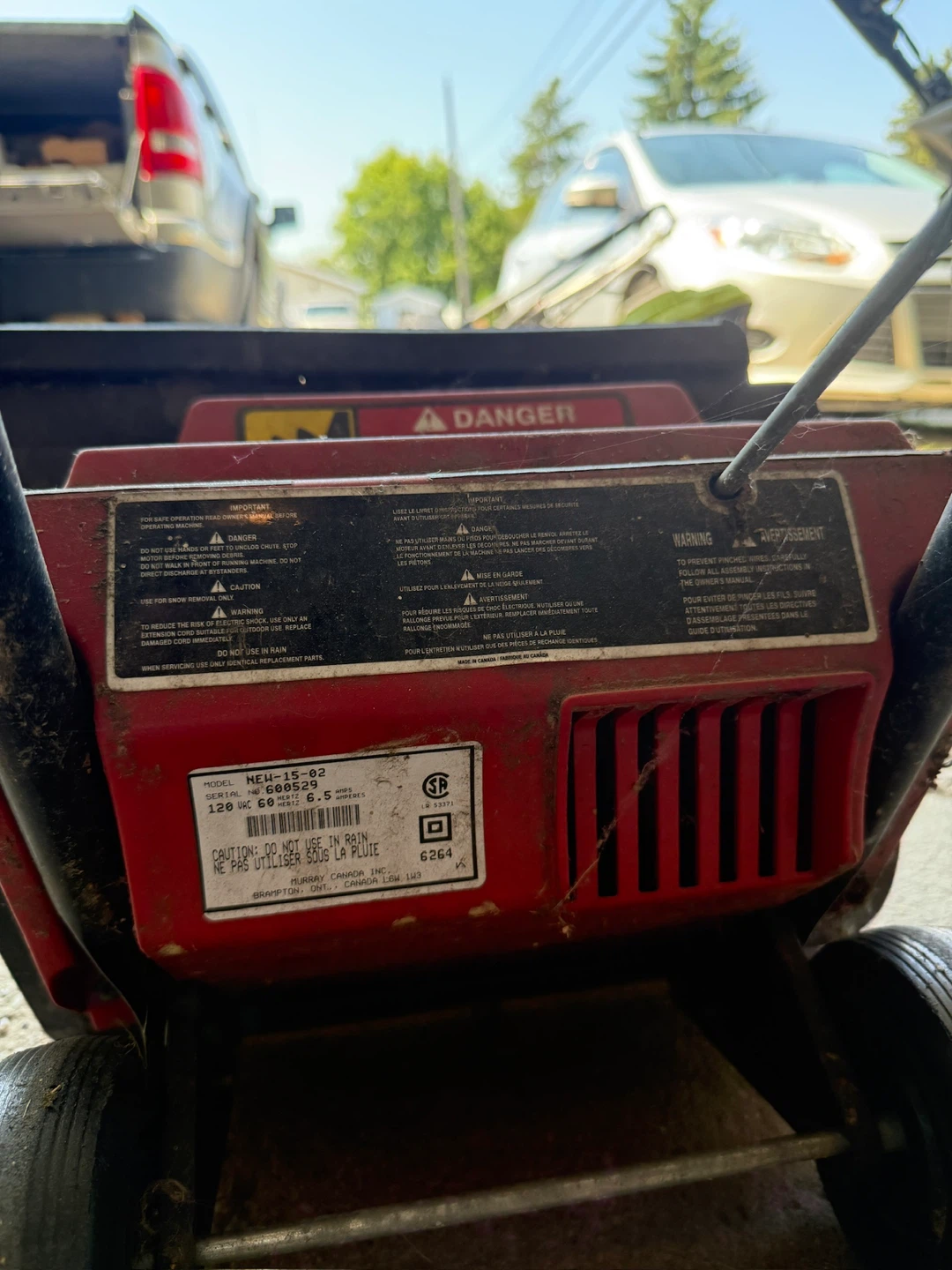 NOMA TURBOTHROWER 18GC Snowblower