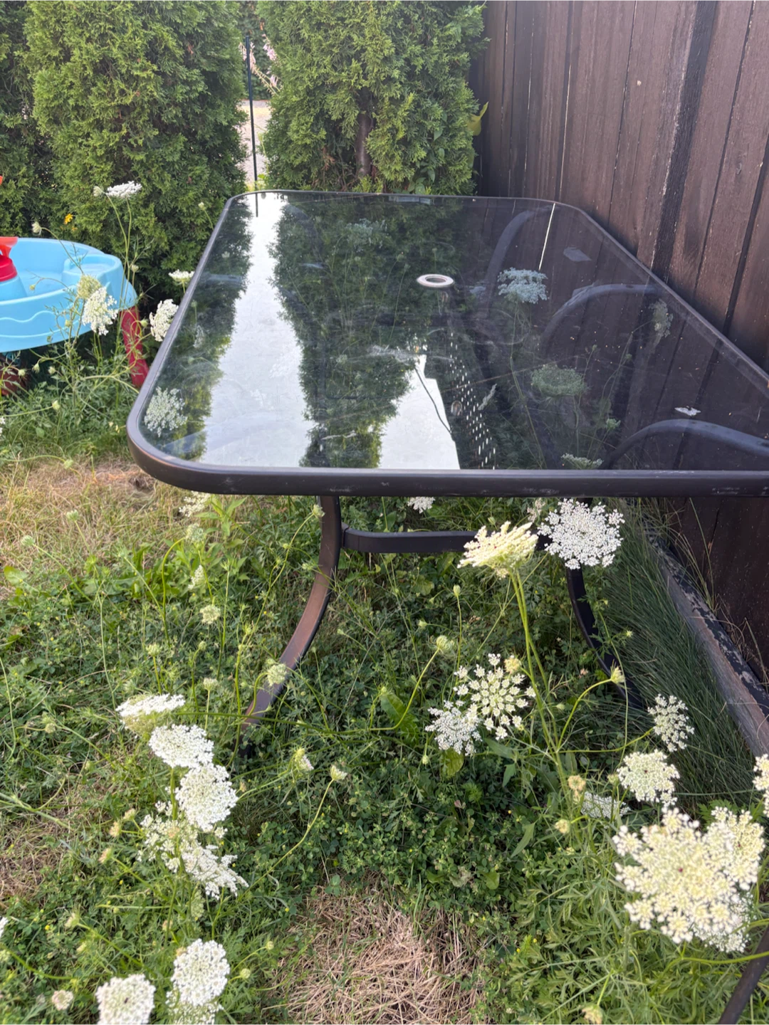 Glass Top Patio Table - photo 2