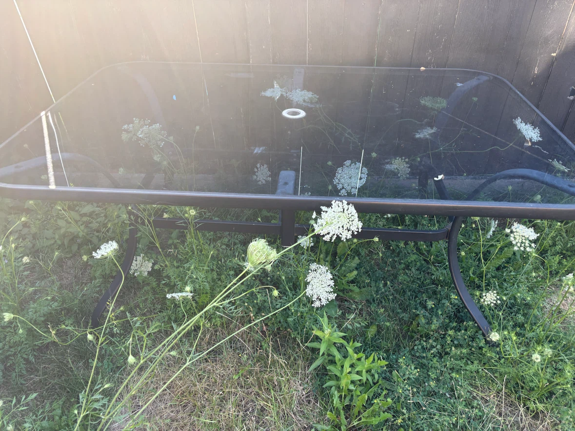 Glass Top Patio Table - photo 3