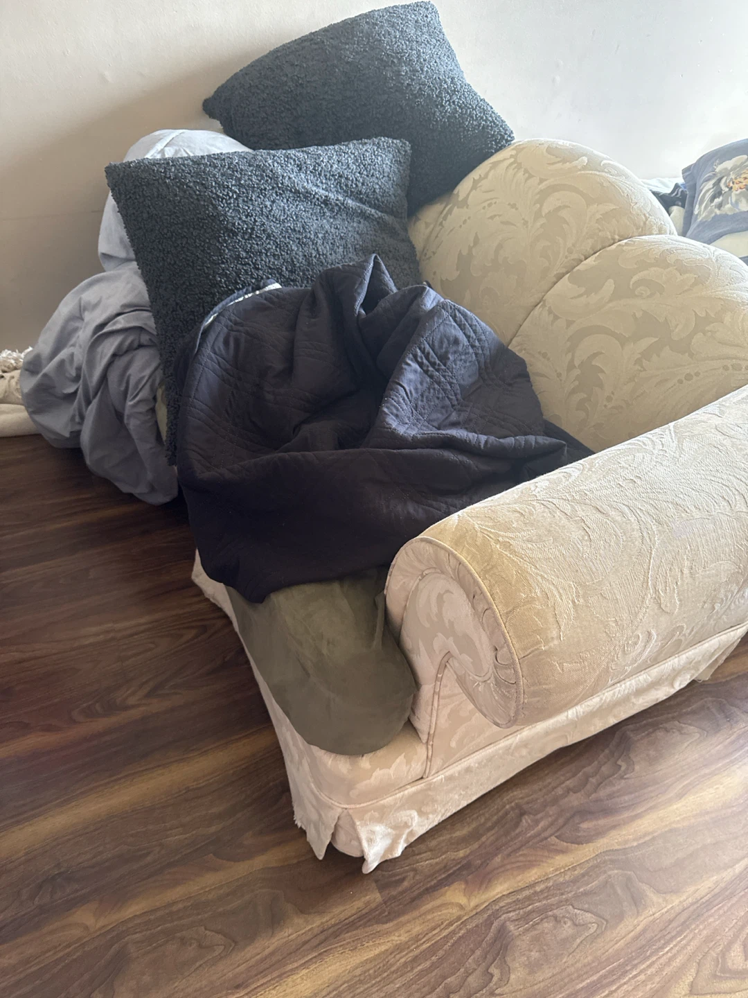 Cream 2 seater sofa