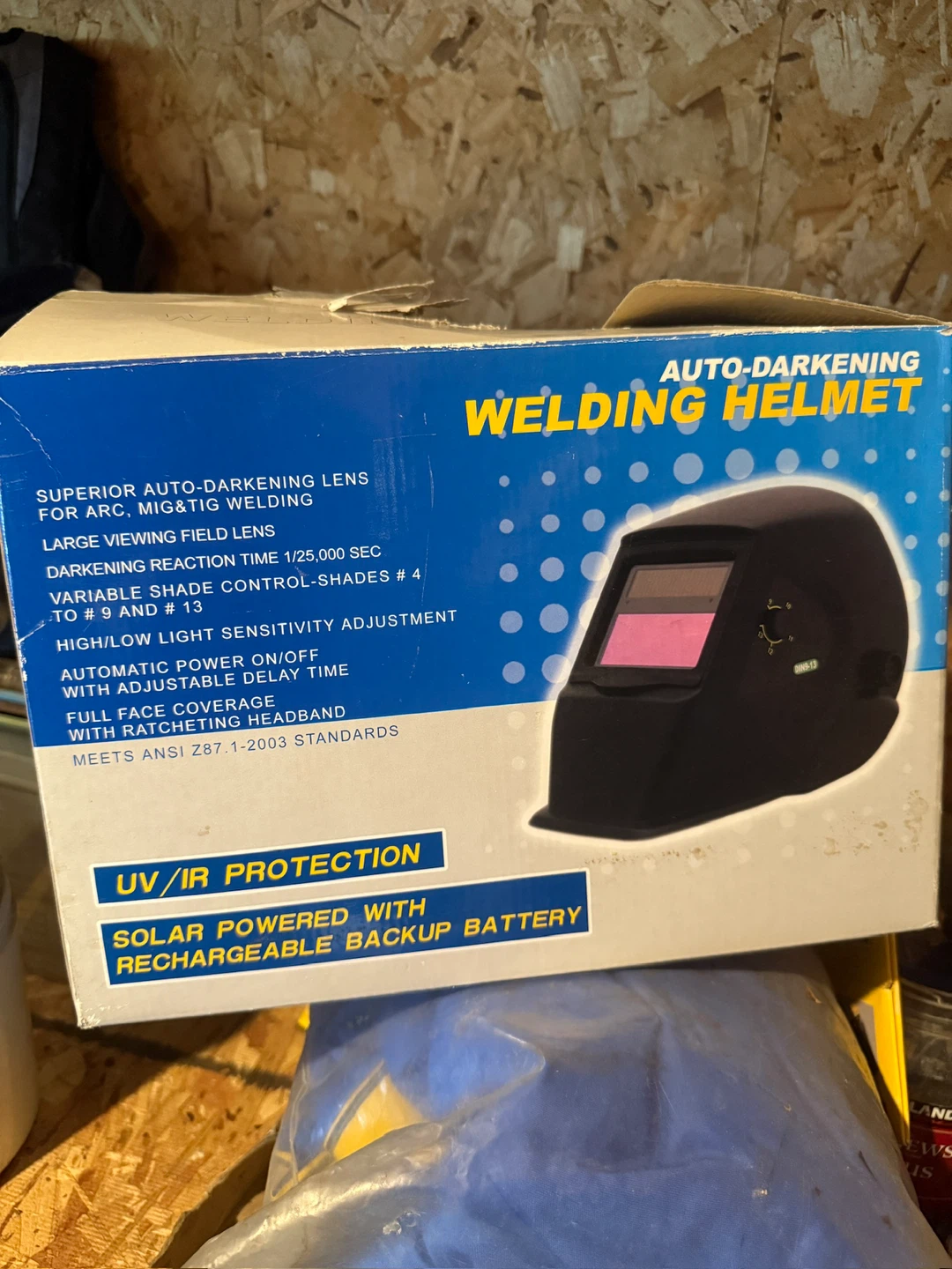 Auto-Darkening Welding Helmet for Arc, Mig & Tig