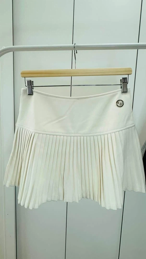 Pleated Mini Skirt - Black - photo 2