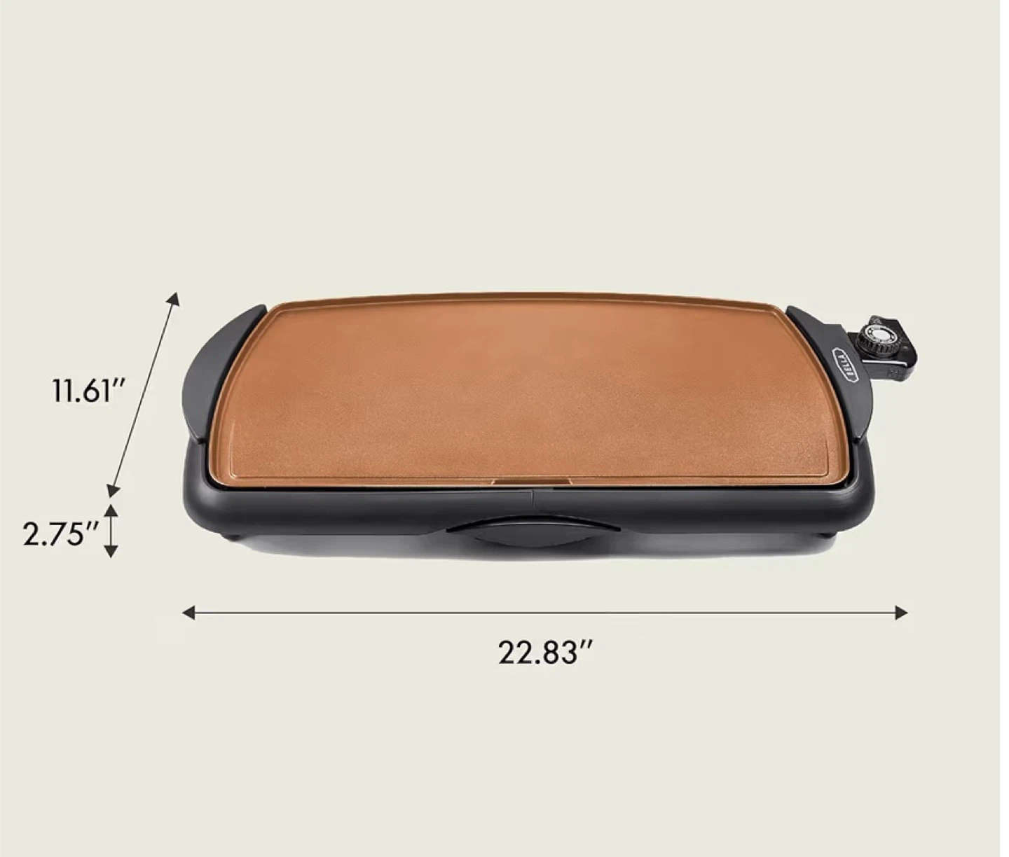 Bella Copper Electric Griddle - photo 3