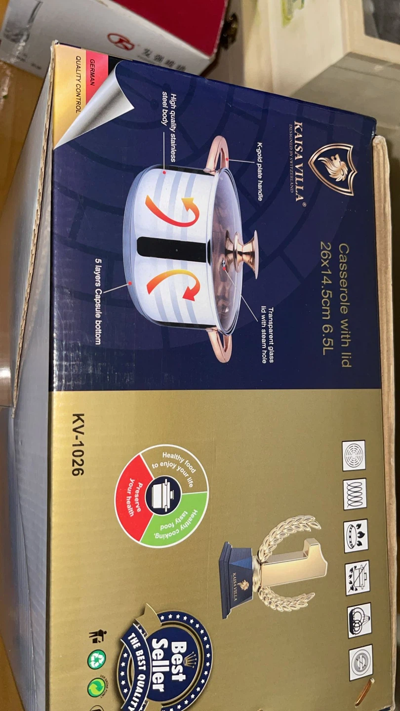 Brand New Kaisa Villa Large Stainless Steel Casserole Pot (6.5L) - photo 3