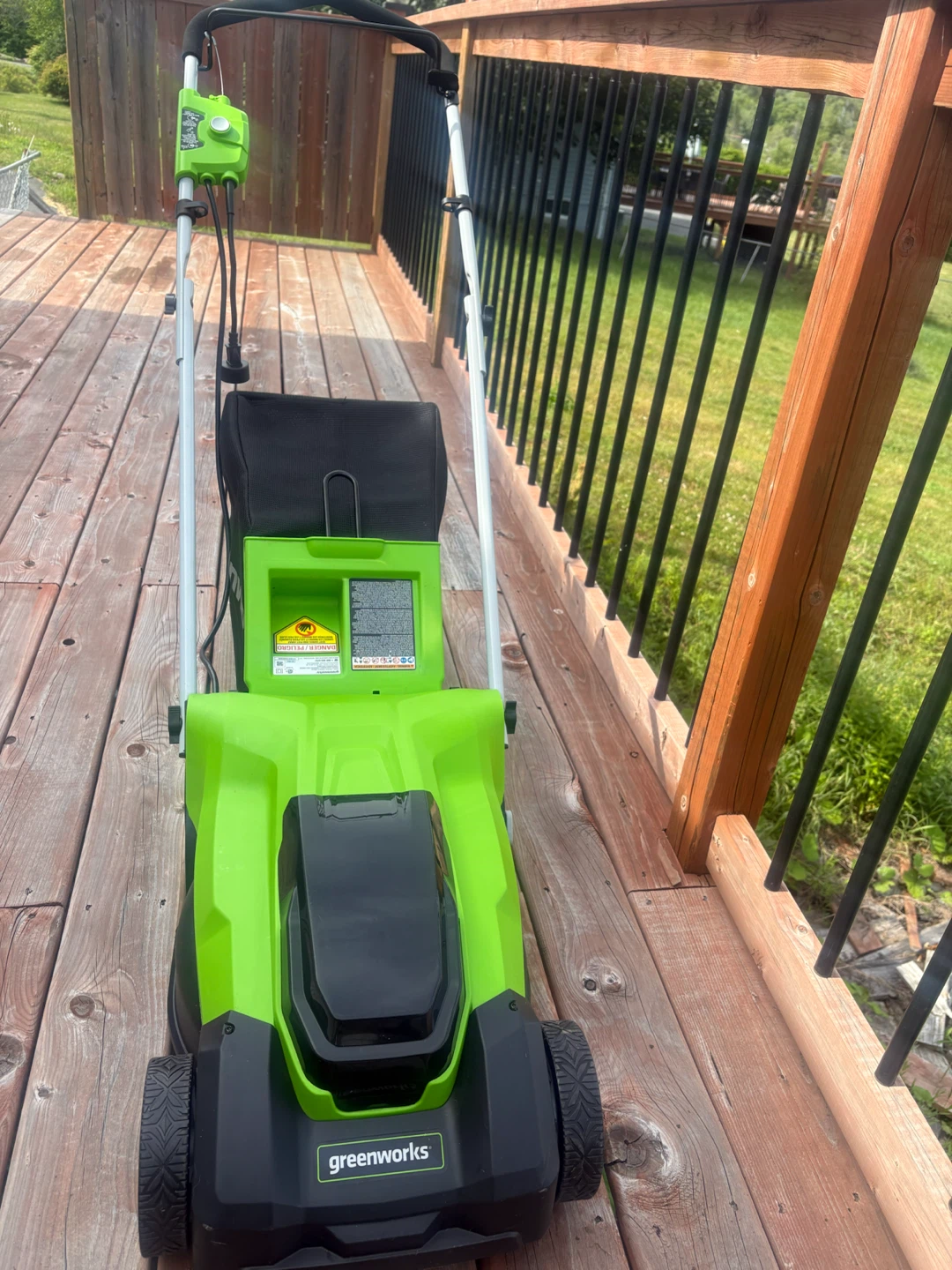 Greenworks 16- Inch Corded Electric Mower - photo 2