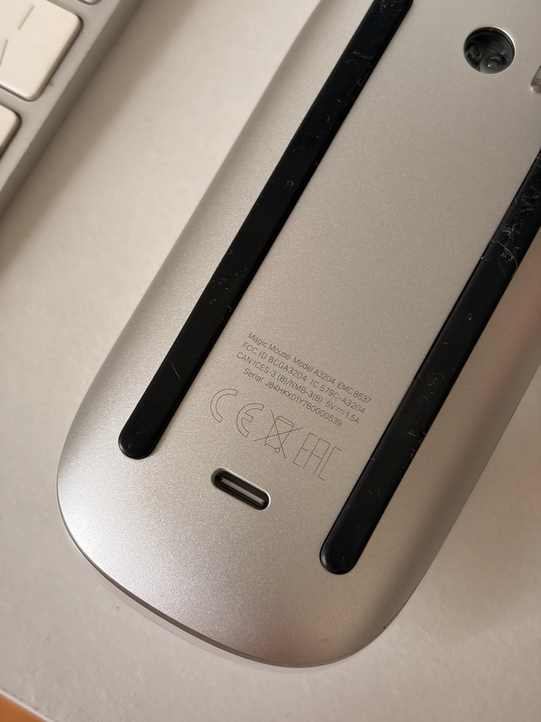 Apple Magic Mouse white (Gen 3)Type-C A3204 - photo 3