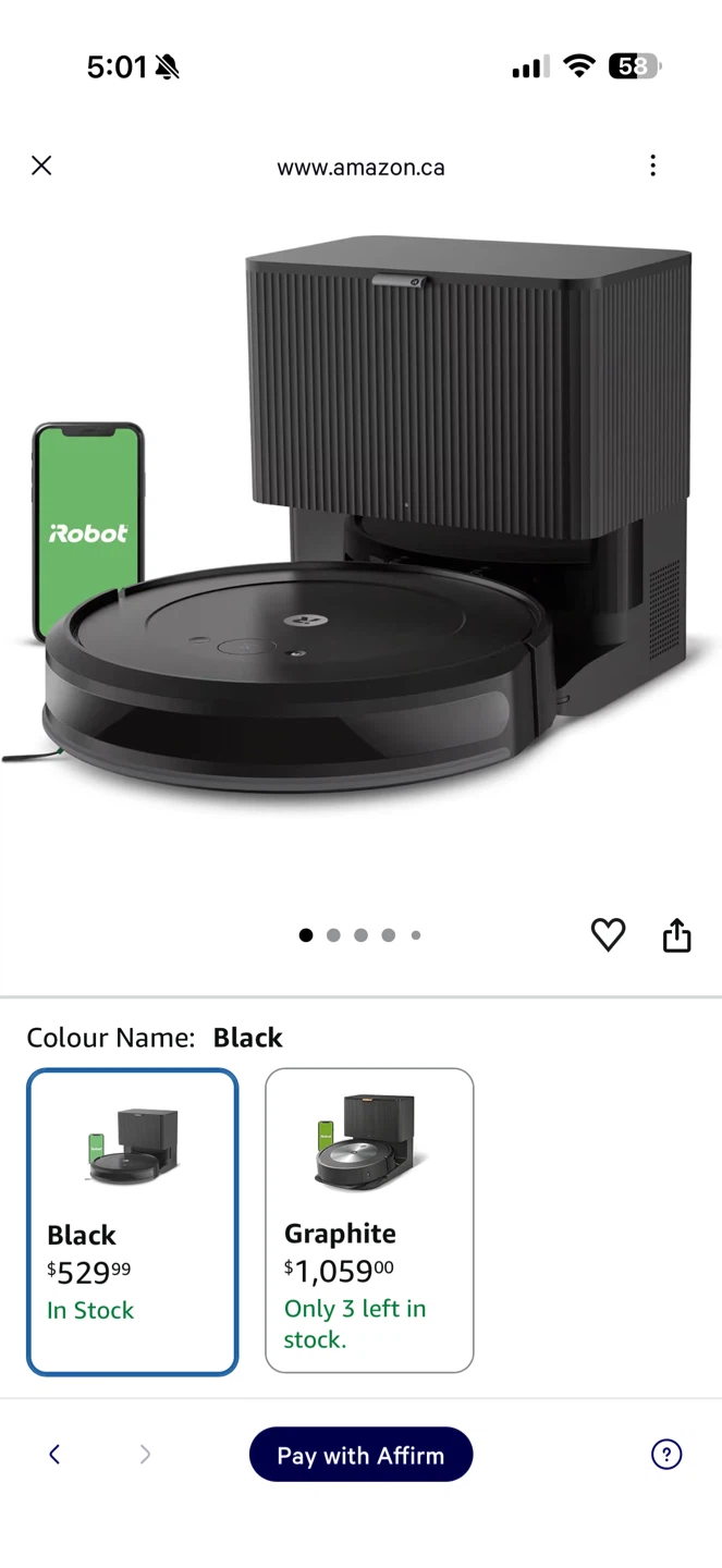 Roomba Vac 2 Essential Robot Vacuum with AutoEmpty Dock