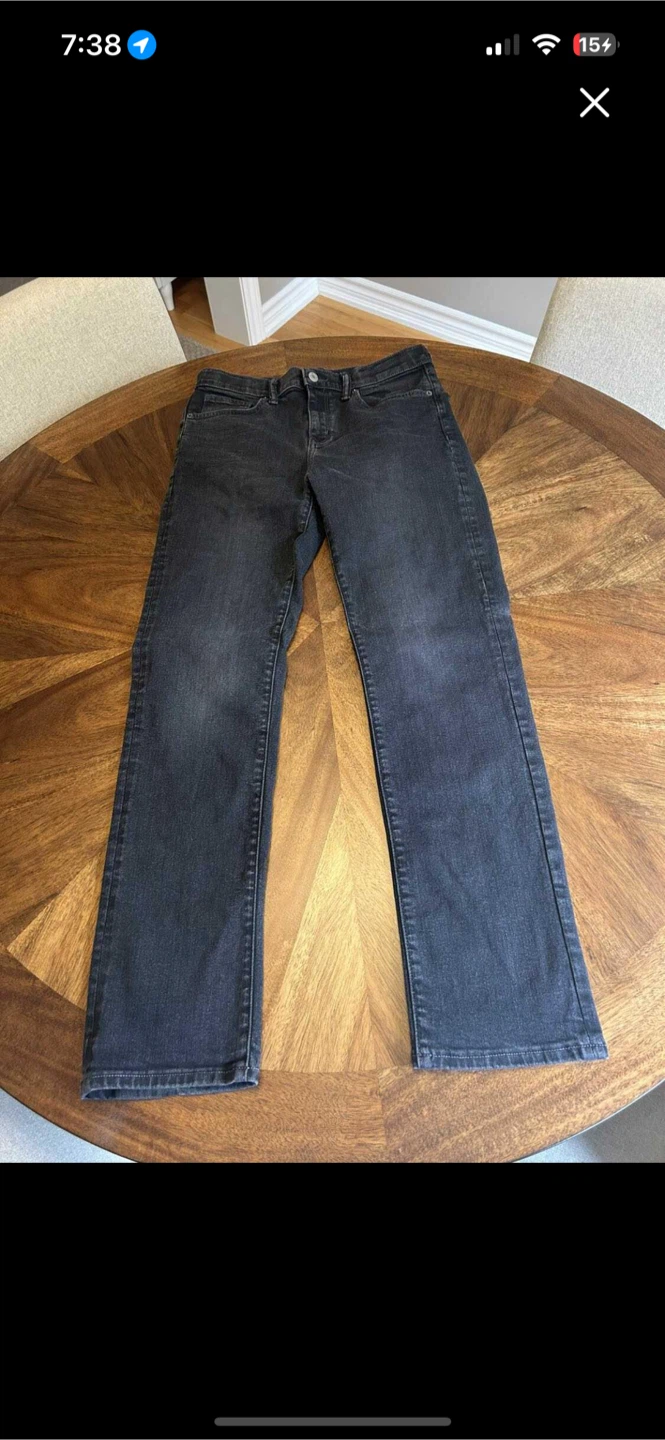 Old Navy black jeans - youth/teen Large 16 - photo 3