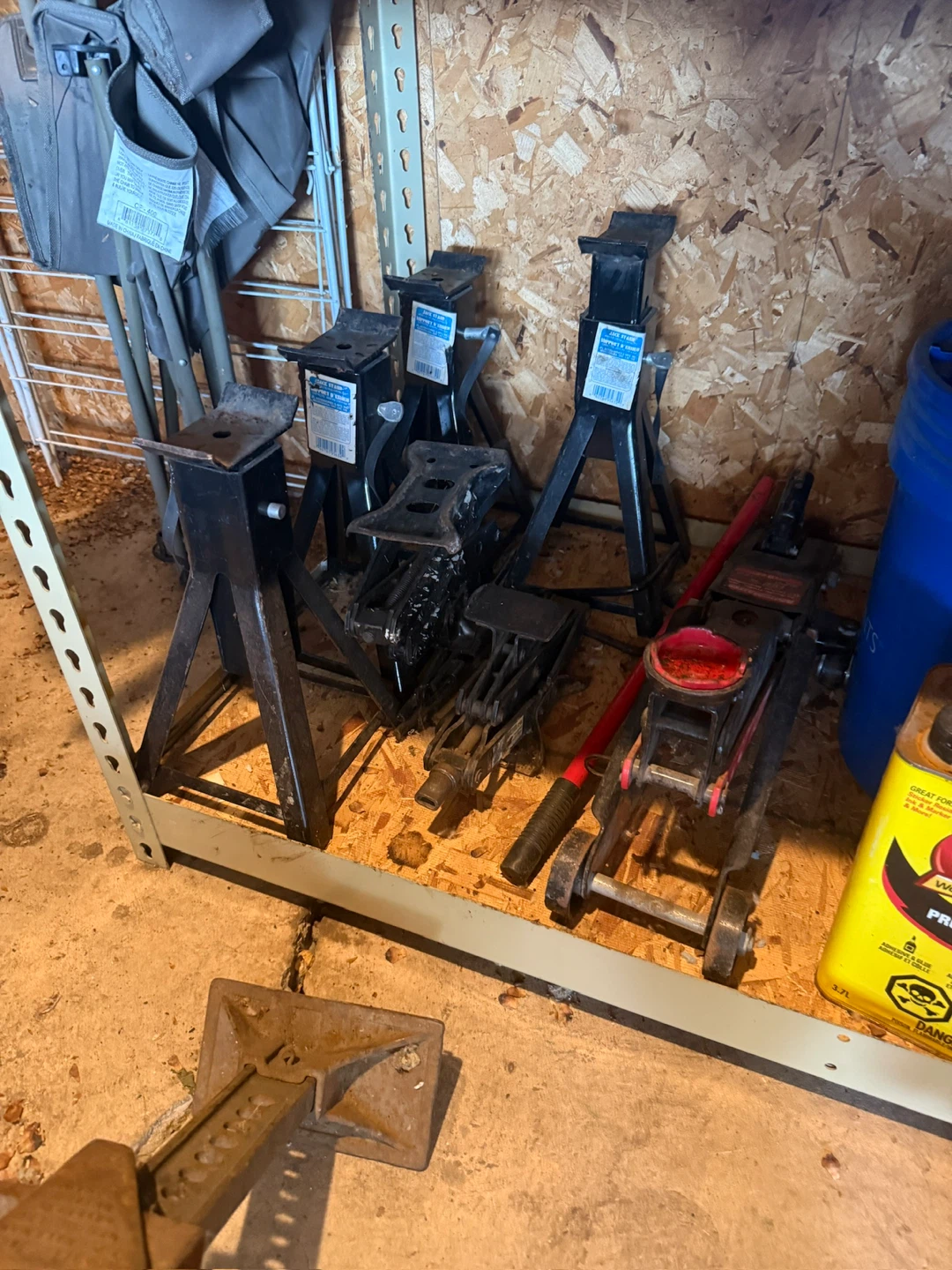 Set of Jack Stands and Floor Jack
