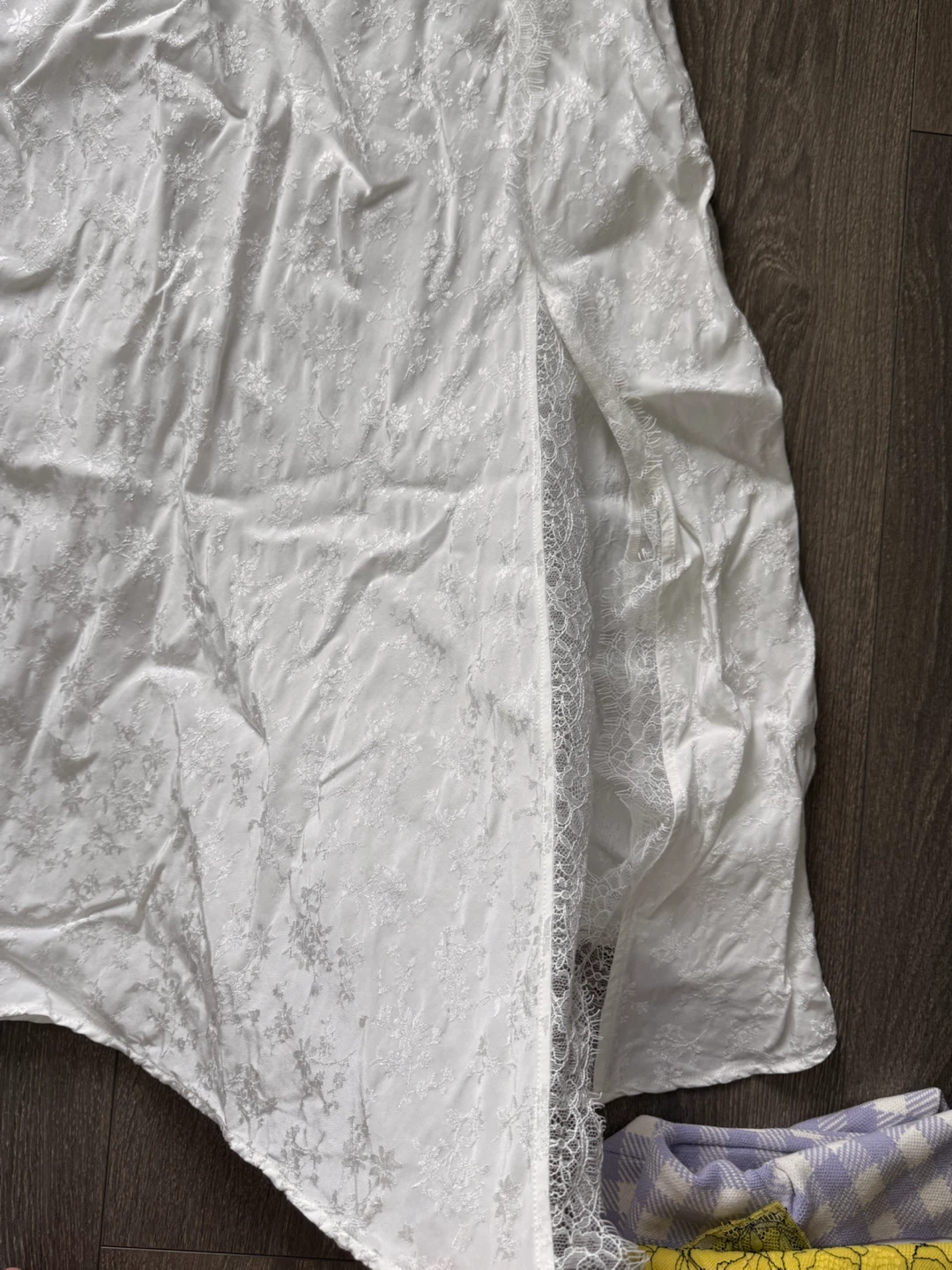 Zara White Lace Trimmed Dress - photo 2