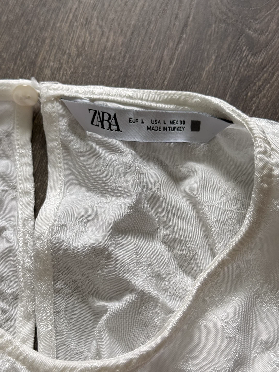 Zara White Lace Trimmed Dress - photo 4