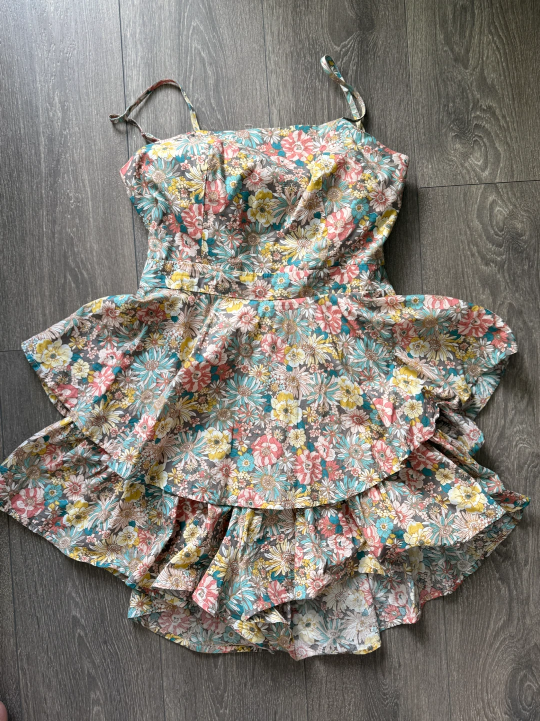 Floral Ruffled Dress