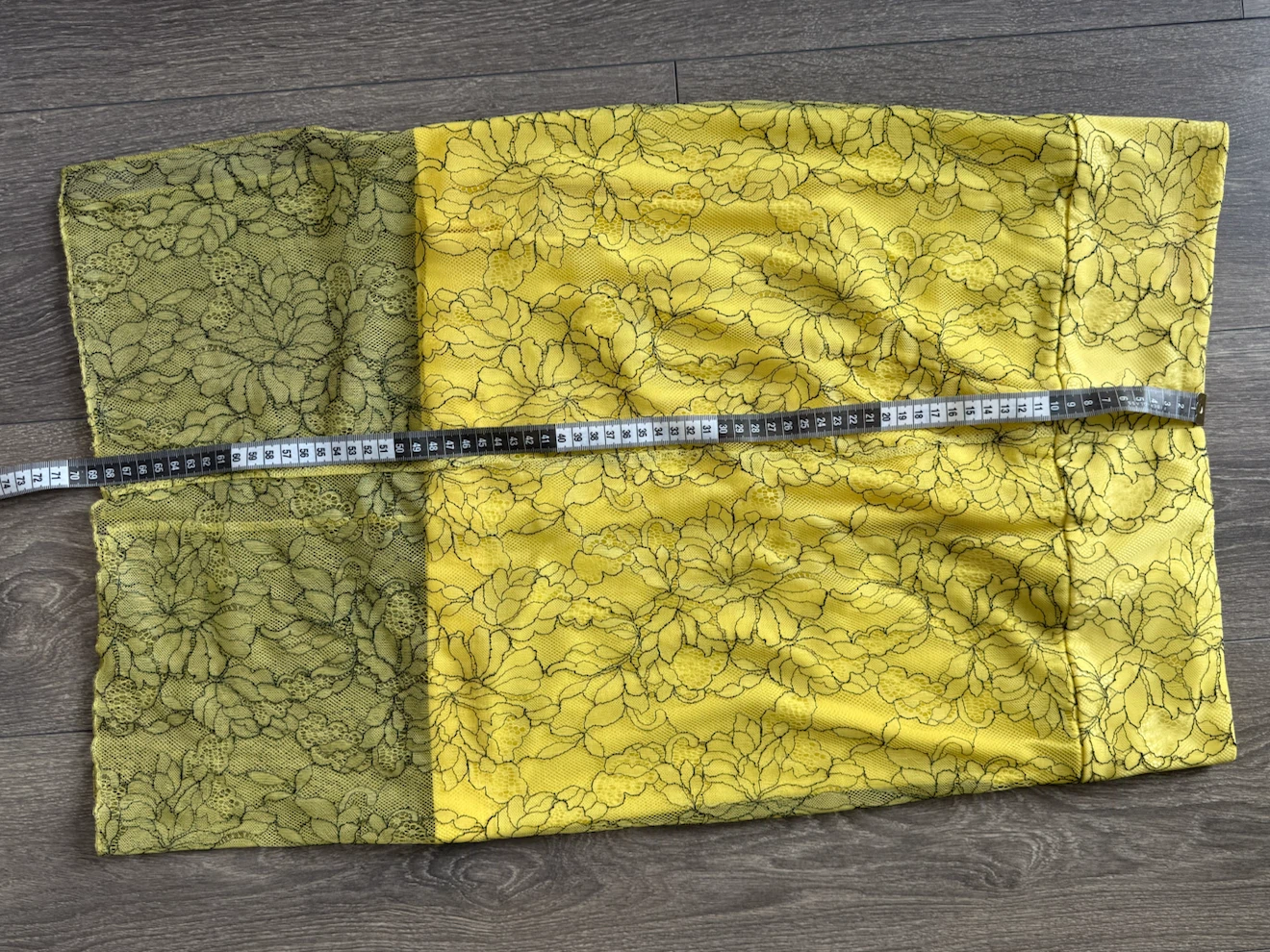 Zara Yellow Lace Skirt Size L - photo 5