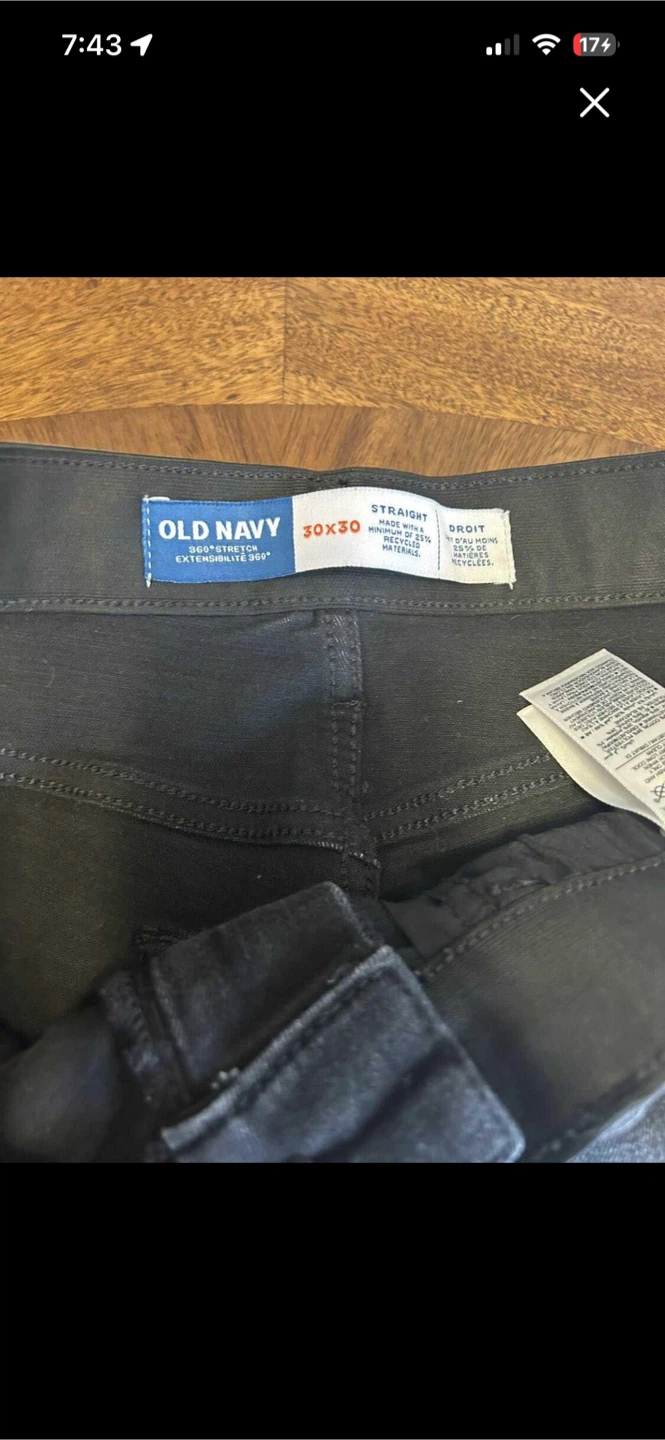 Old Navy flex 30x30 straight leg jeans - photo 3